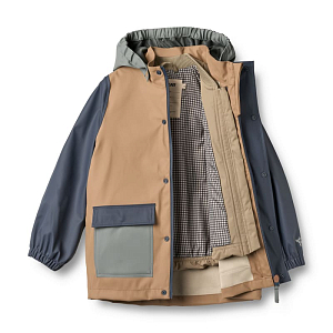 Куртка-дождевик Wheat "Otu Hazel", мульти с ореховым